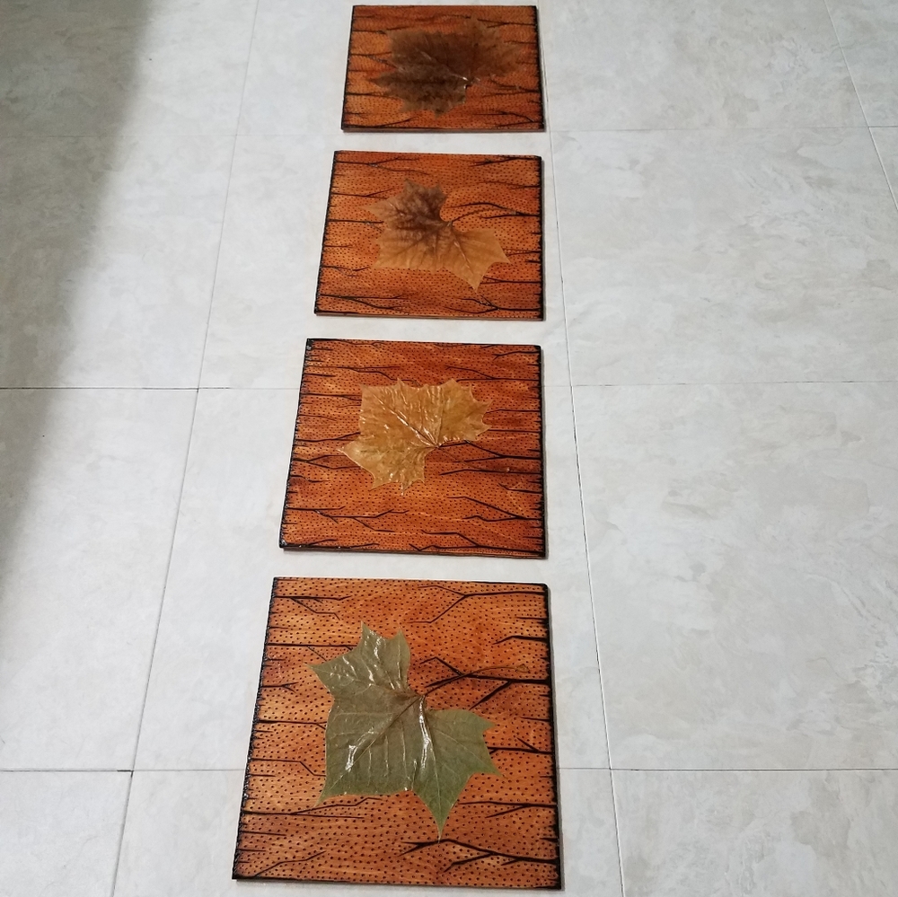 "Seasonal Leaves" Wall Hanging Collection